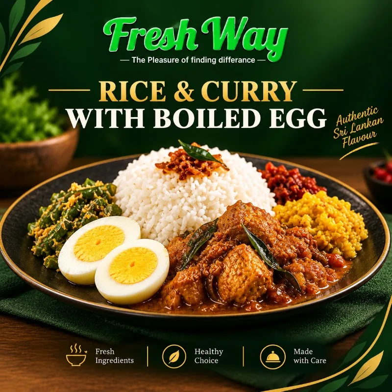 Rice N Curry Lunch - Boiled Egg